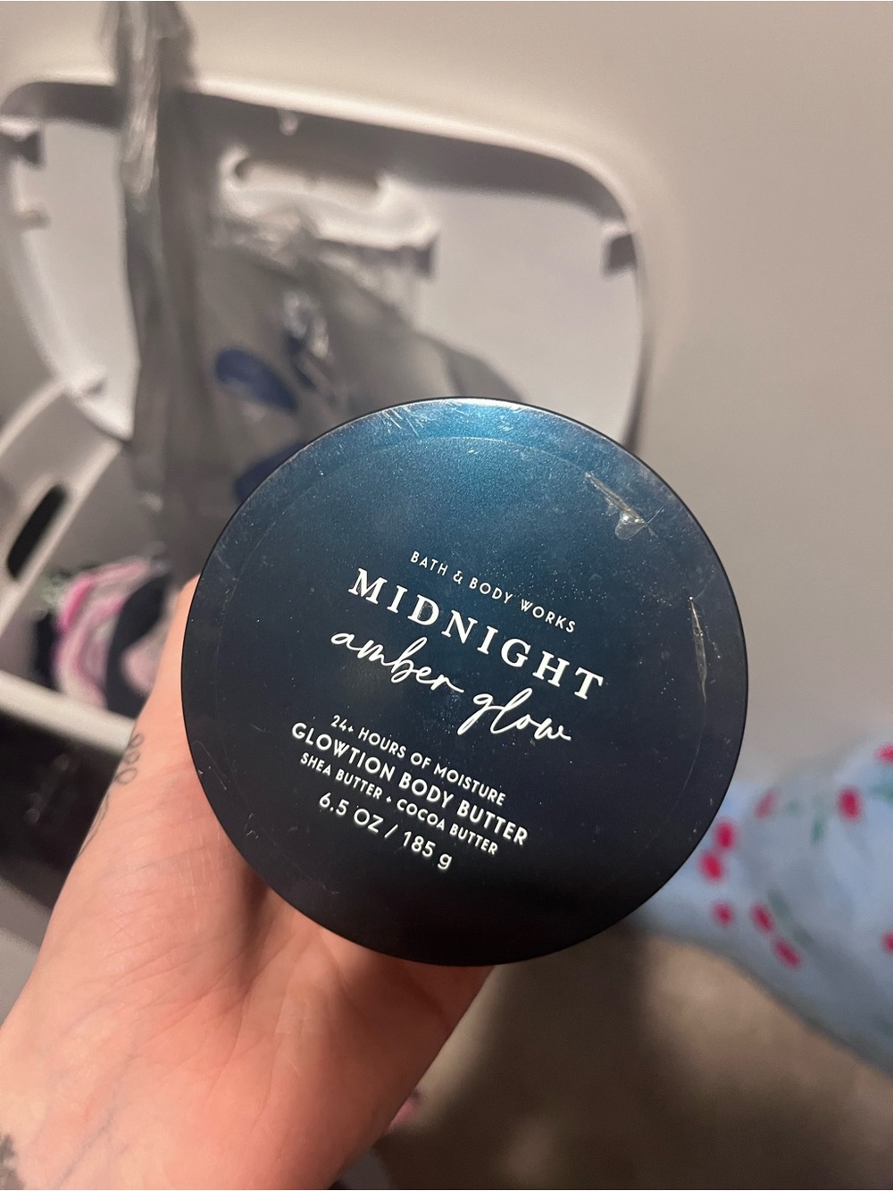 Bath & Body Works Midnight Amber Glow Body Butter - Dark Blue